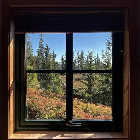 Large At With Sauna, Fireplace, View And Cross-country Skiing 別荘 Sjusjøen