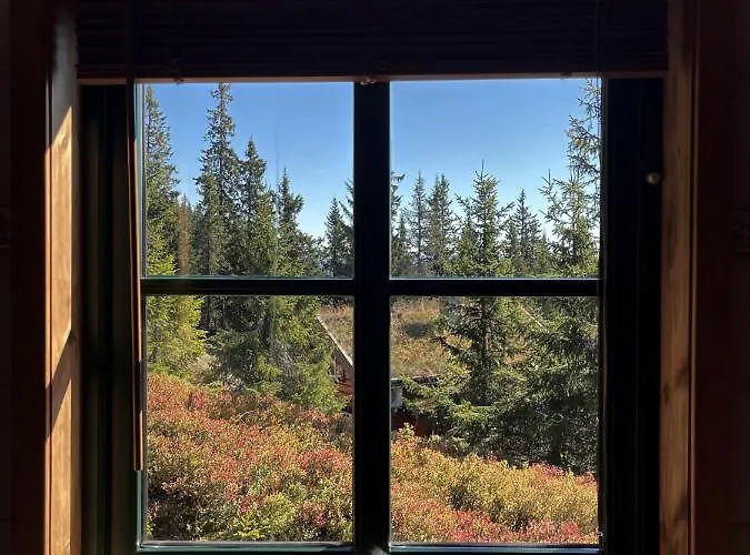 Large At With Sauna, Fireplace, View And Cross-country Skiing Ferienhaus Sjusjøen